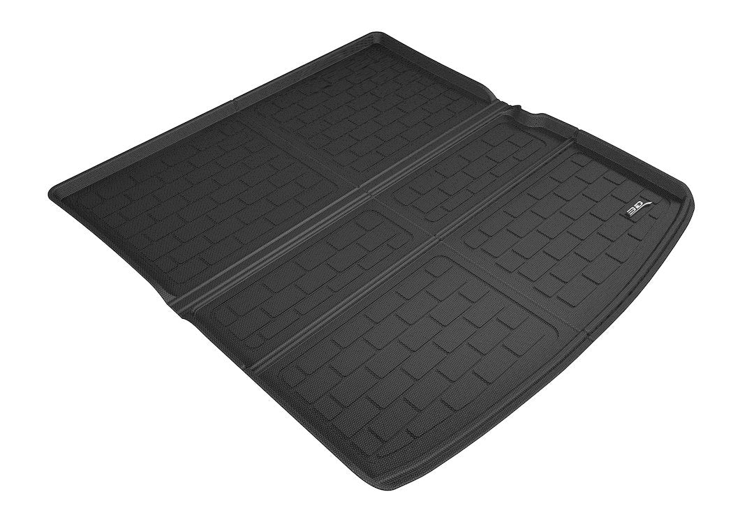 Product of 3D Mats M1GM0211309 Black Thermoplastic Rubber Of Carbon Fiber Texture Back Of 2nd Row Seat Cargo Area Liner