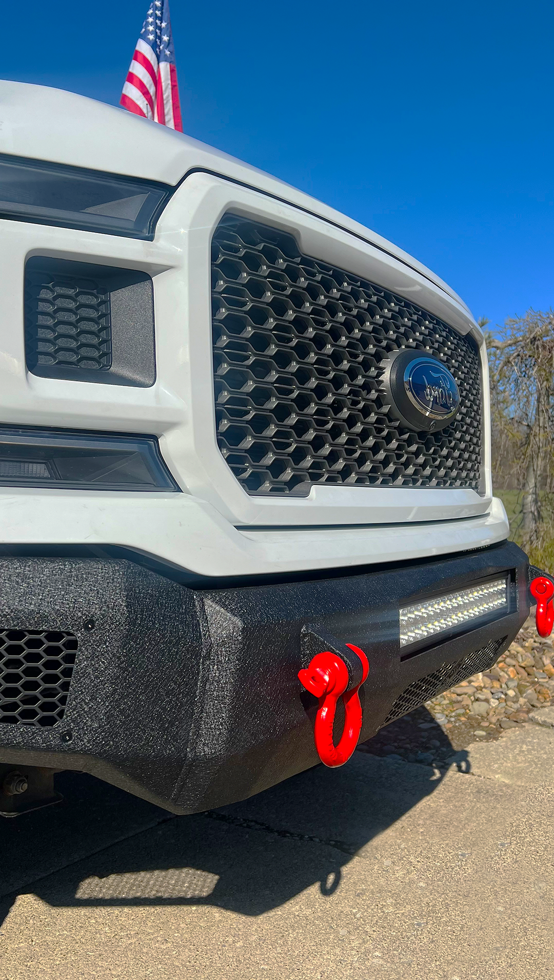 Product of Fishbone Offroad FB22390 Pelican Steel Textured Powder Coated Bumper