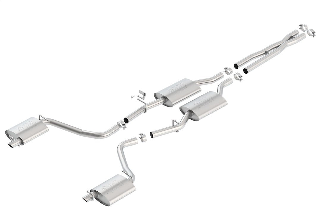 Product of Borla 140686 ATAK ® Series Cat Back System Dual Exhaust System Kit