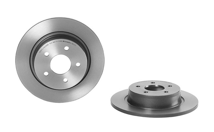 Product of Brembo 08B60111C02 Solid 1 Piece Brake Rotor