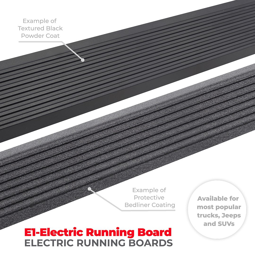 Product of Go Rhino 20450572T E-Board E1 Running Board