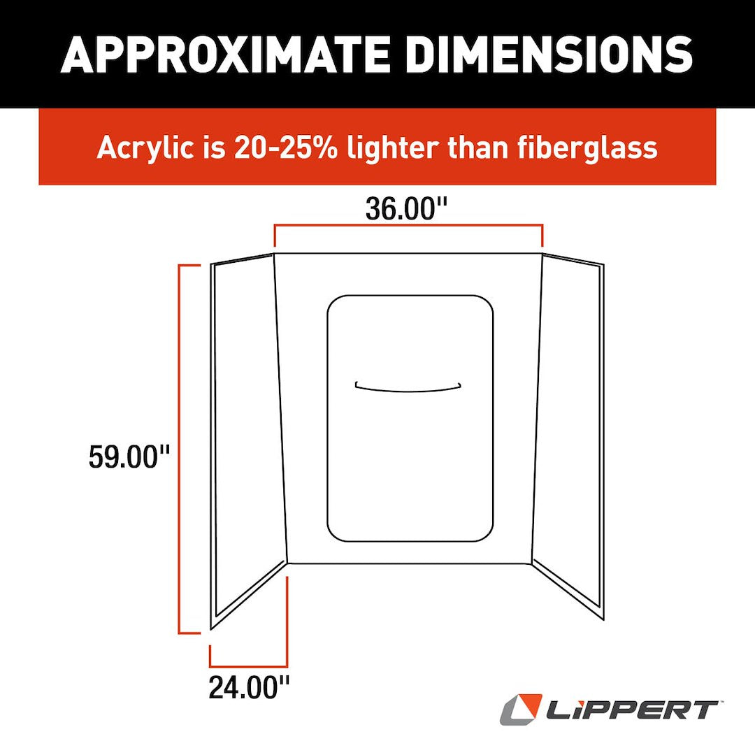 Product of Lippert Components 210305 Shower Surround