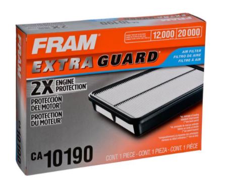 Product of Fram Filter CA10190 Extra Guard® OEM Disposable Air Filter