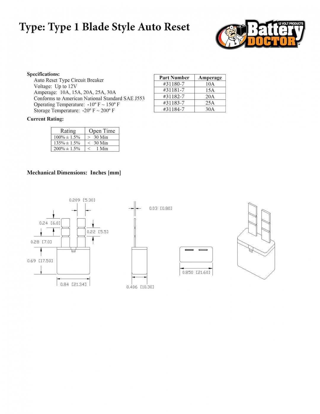 Product of Wirthco 31182 Circuit Breaker