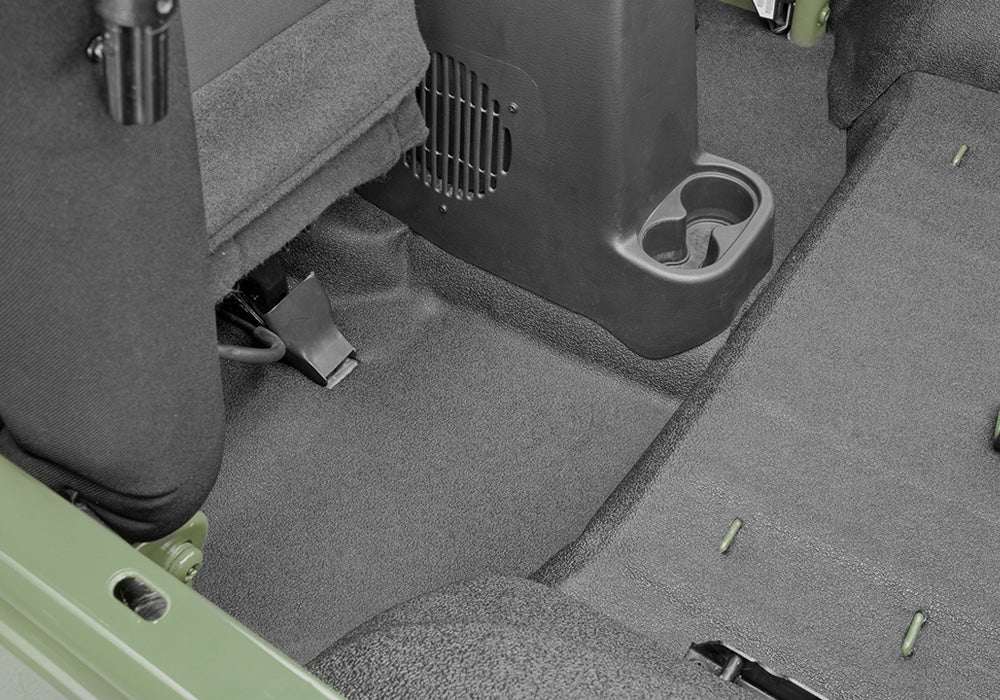 Product of BedRug BTJL18R4 Dark Gray Direct-Fit Carpet