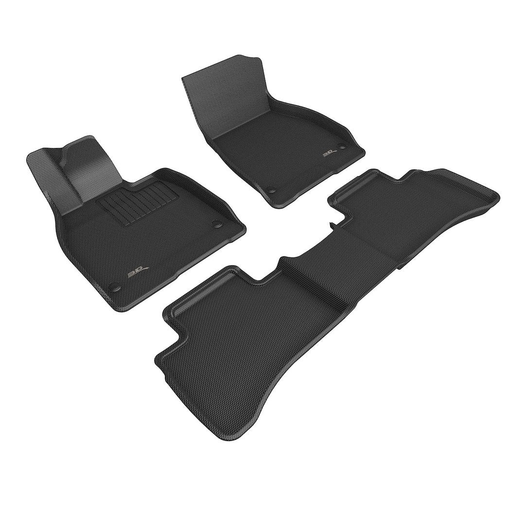 Product of 3D Mats KAGU L1MB16701509 Black Thermoplastic Rubber Of Carbon Fiber Texture Floor Liner