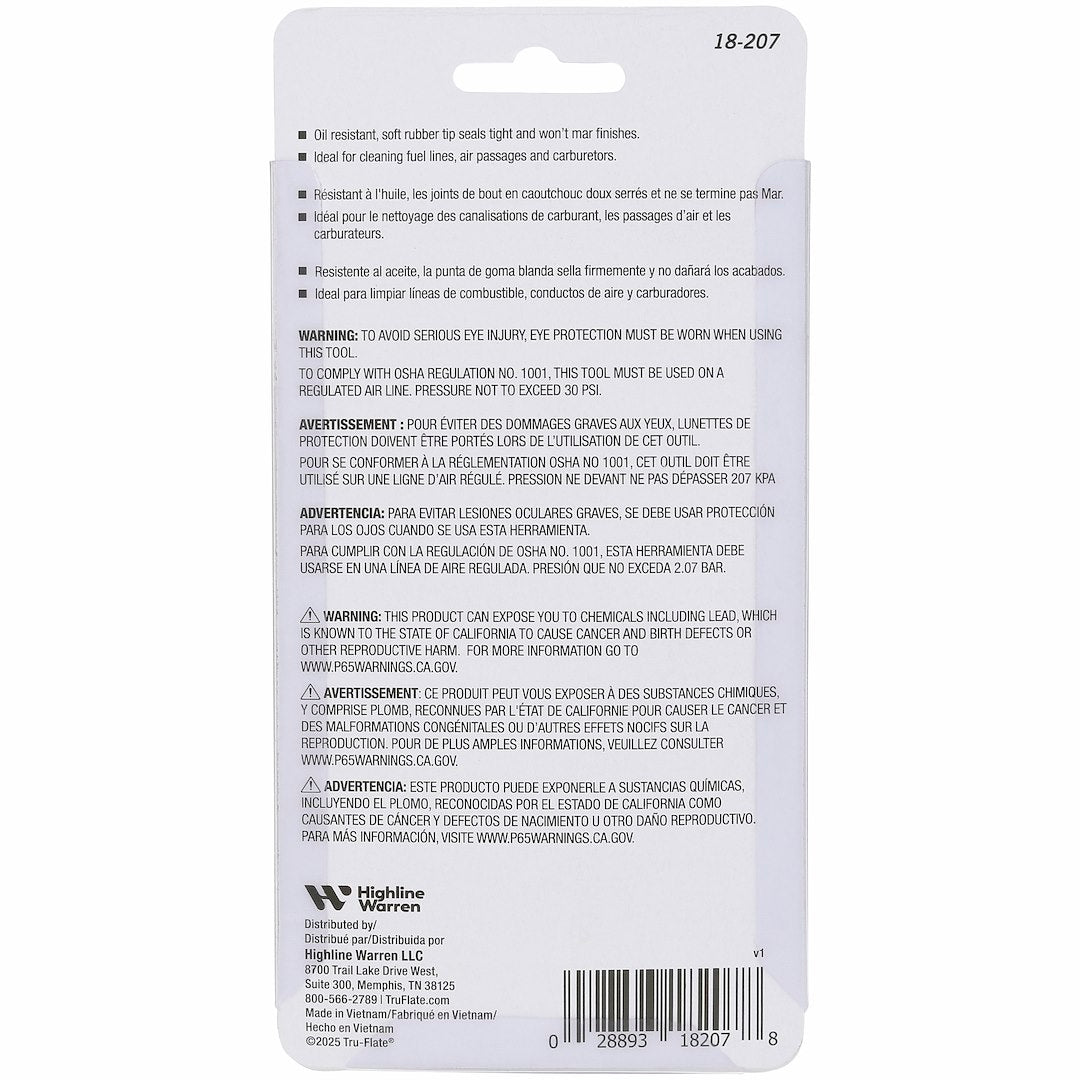 Tru Flate 18-207 Air Blow Gun||18-207_2.Jpg||87||t2f18207||2245813