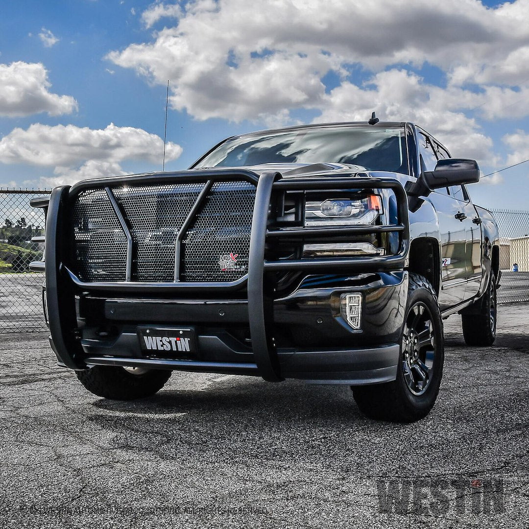 Product of Westin Automotive 57-3875 Grille Guard 1-Piece Black Powder Coated