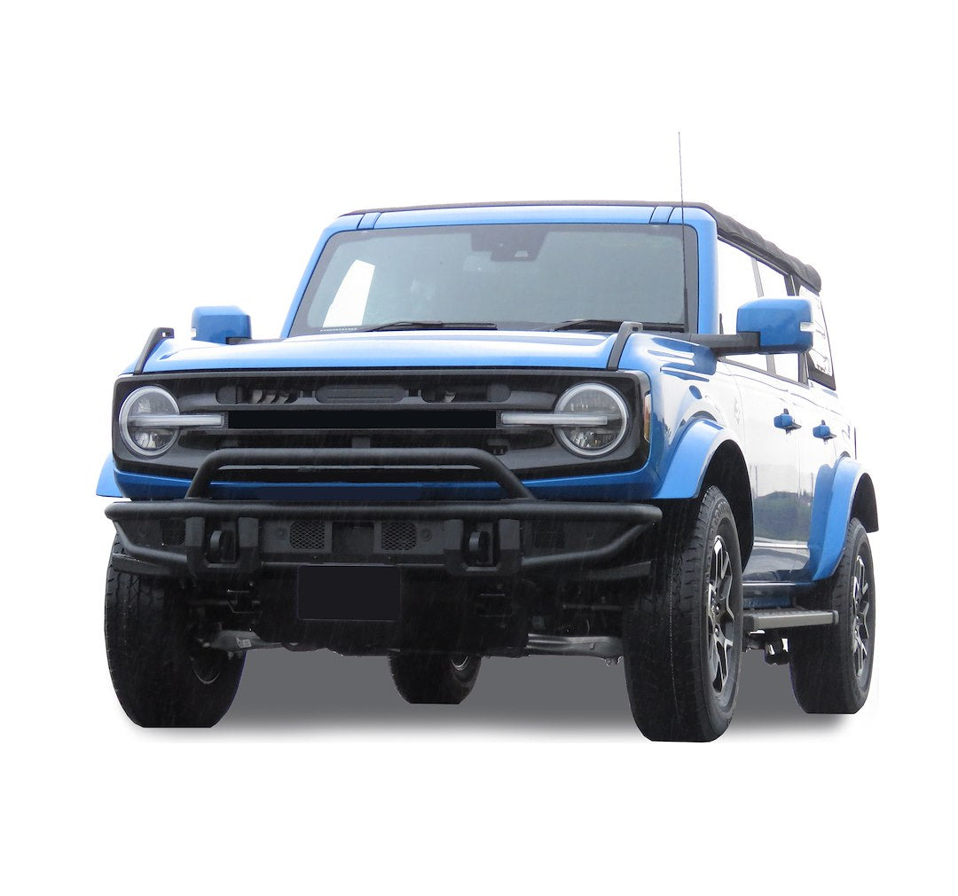 Product of Black Horse Offroad AFB-FB22LD Armour Steel Powder Coated Bumper