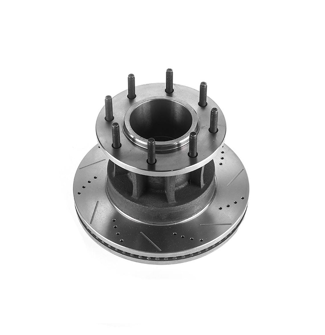 Product of Power Stop AR85188XL Evolution Series Drilled And Slotted 1-Piece Brake Rotor