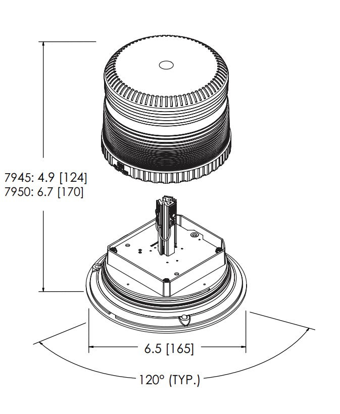 Ecco Electronic 7945a Warning Light||7945a_1.Jpg||86||e517945a||1665377
