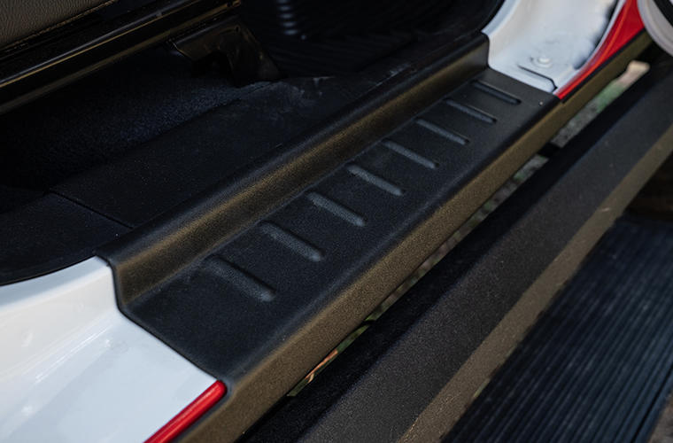 Product of Bushwacker 14085 Black Dura-Flex ® 2000 TPO Flat Rocker Panel Guard