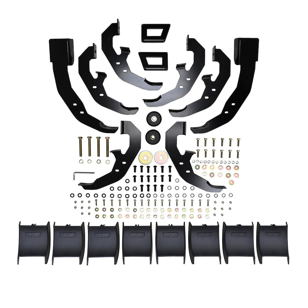 Product of Westin Automotive 21-534765 Black Powder Coated Oval Nerf Bar - Truck Wheel To Wheel