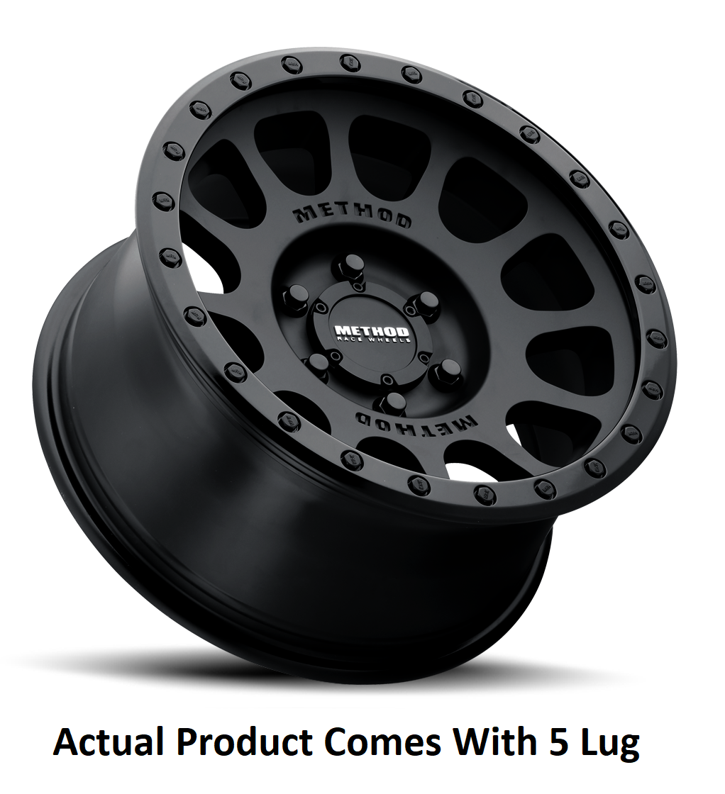 Product of Method Race Wheels 17x8.5 Double Black Wheel - Not Applicable Bolt Pattern