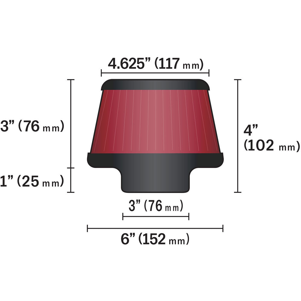 K & N Filters Ru-5288 Air Filter||ru-5288_Dim.Jpg||88||k33ru5288||2255179