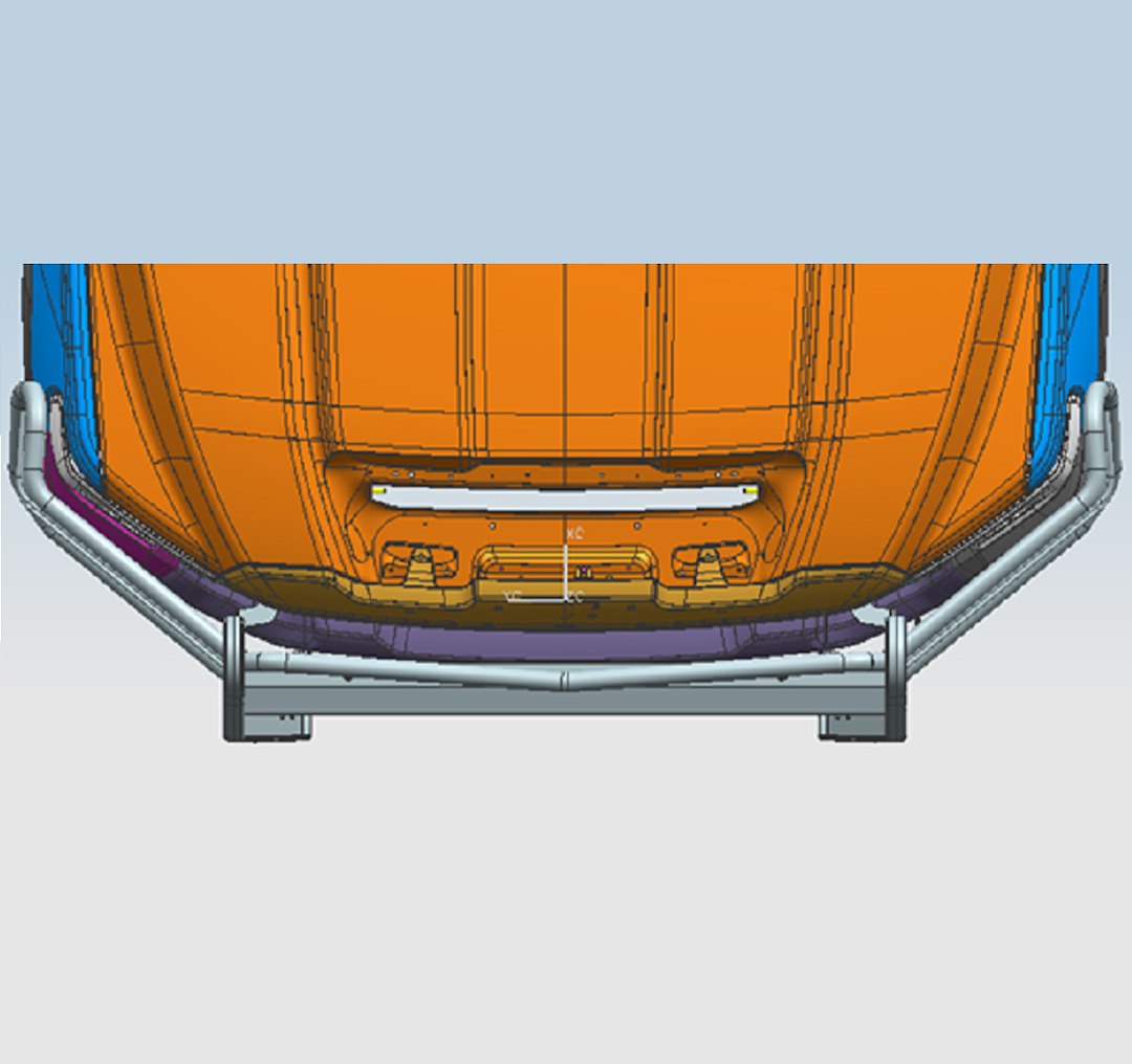 Product of Black Horse Offroad 17GS15MA Grille Guard