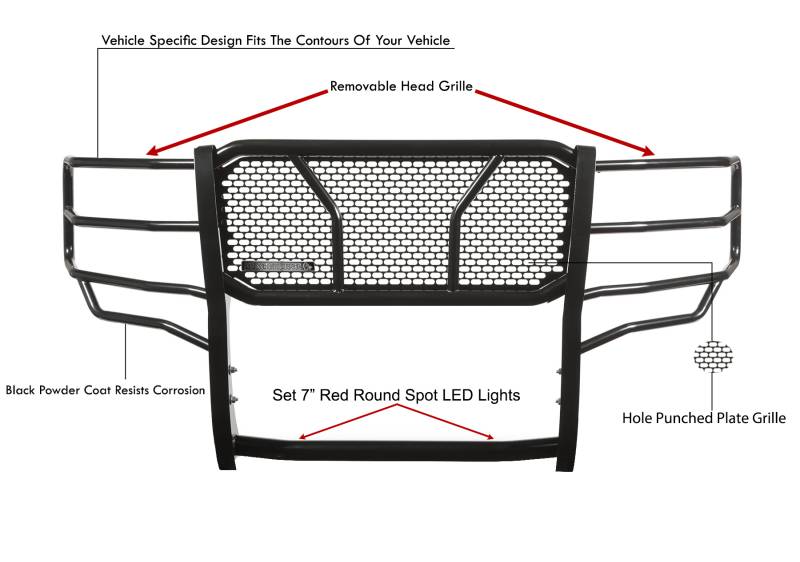 Black Horse Offroad Ru-Fof116-B-Plr Grille Guard||ru-Fof116-B-Plr_8.Jpeg||92||blkrufof116bp||1649331