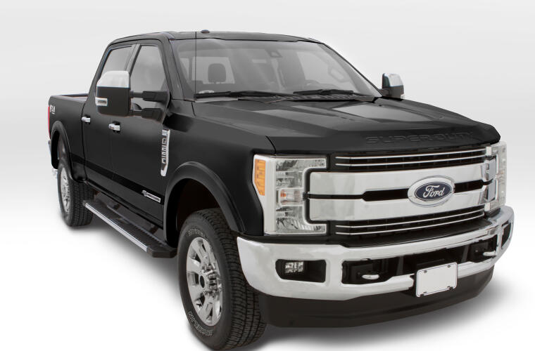 Product of Bushwacker 20944-02 Non-Exposed Fasteners Black Fender Flare - Set Of 4