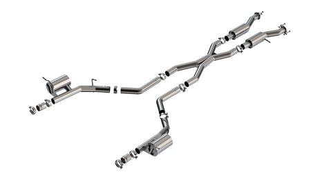 Product of Borla 140887 S-Type Cat Back System Dual Exhaust System Kit