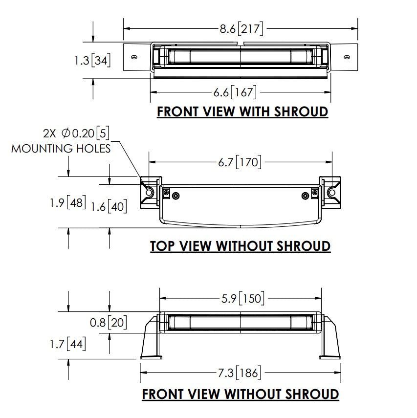 Ecco Electronic Ed5051vdl1-Aw Warning Light||||87||e515051vdl1aw||2017185