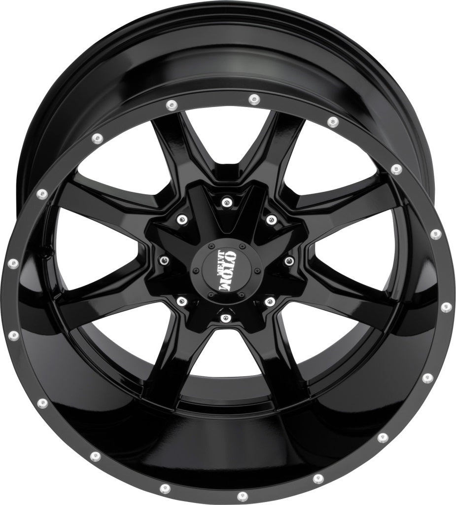 Product of Moto Metal Wheels 20x10 Black With Natural Accents Wheel - 6x5.31 Bolt Pattern
