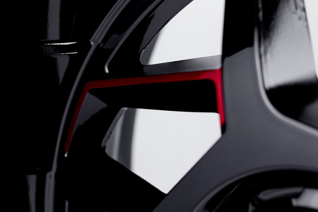 Product of Grid Wheels 17x9 Black With Red Accents Wheel - Not Applicable Bolt Pattern