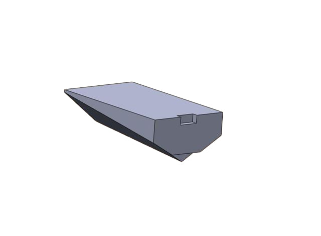 Custom Roto Molding W-412 Fresh Water Tank||bow Shaped Tank.Jpg||85||c7fw412||1582689