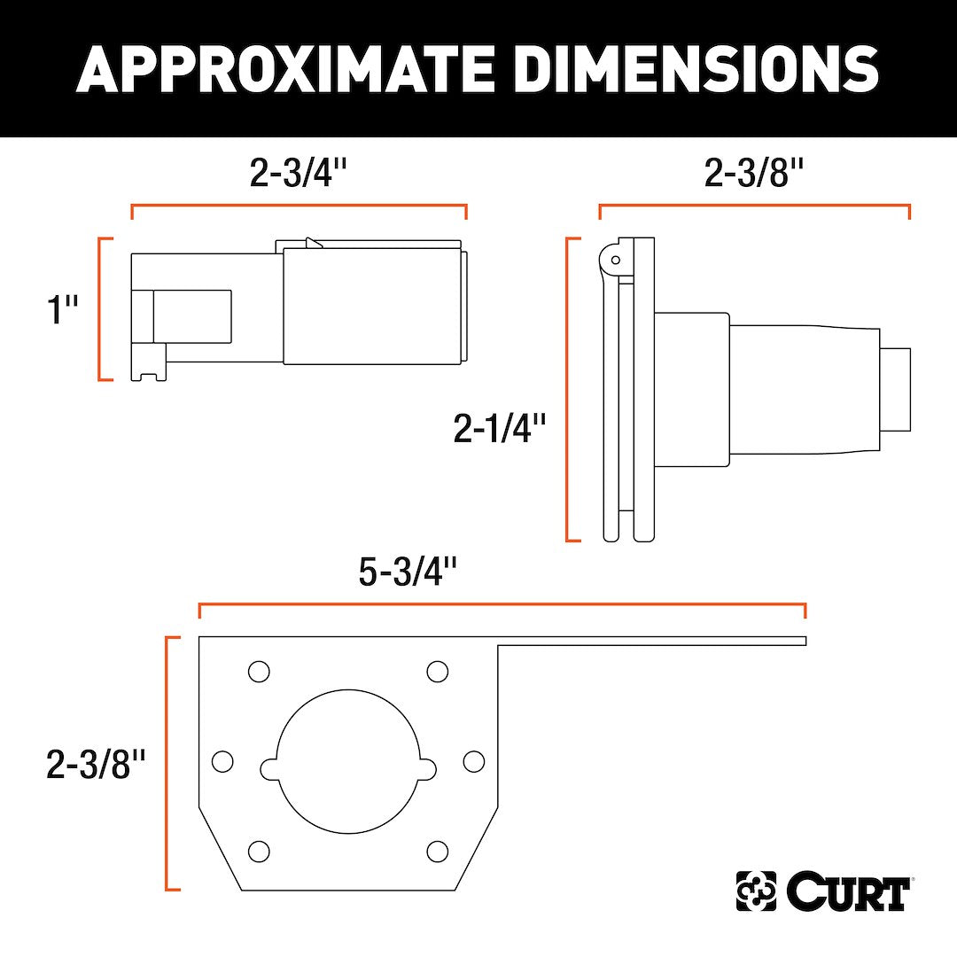 Curt 58093 Trailer Wiring Connector||58093_3008x1990_Ca.Jpg||87||c9358093||1514270