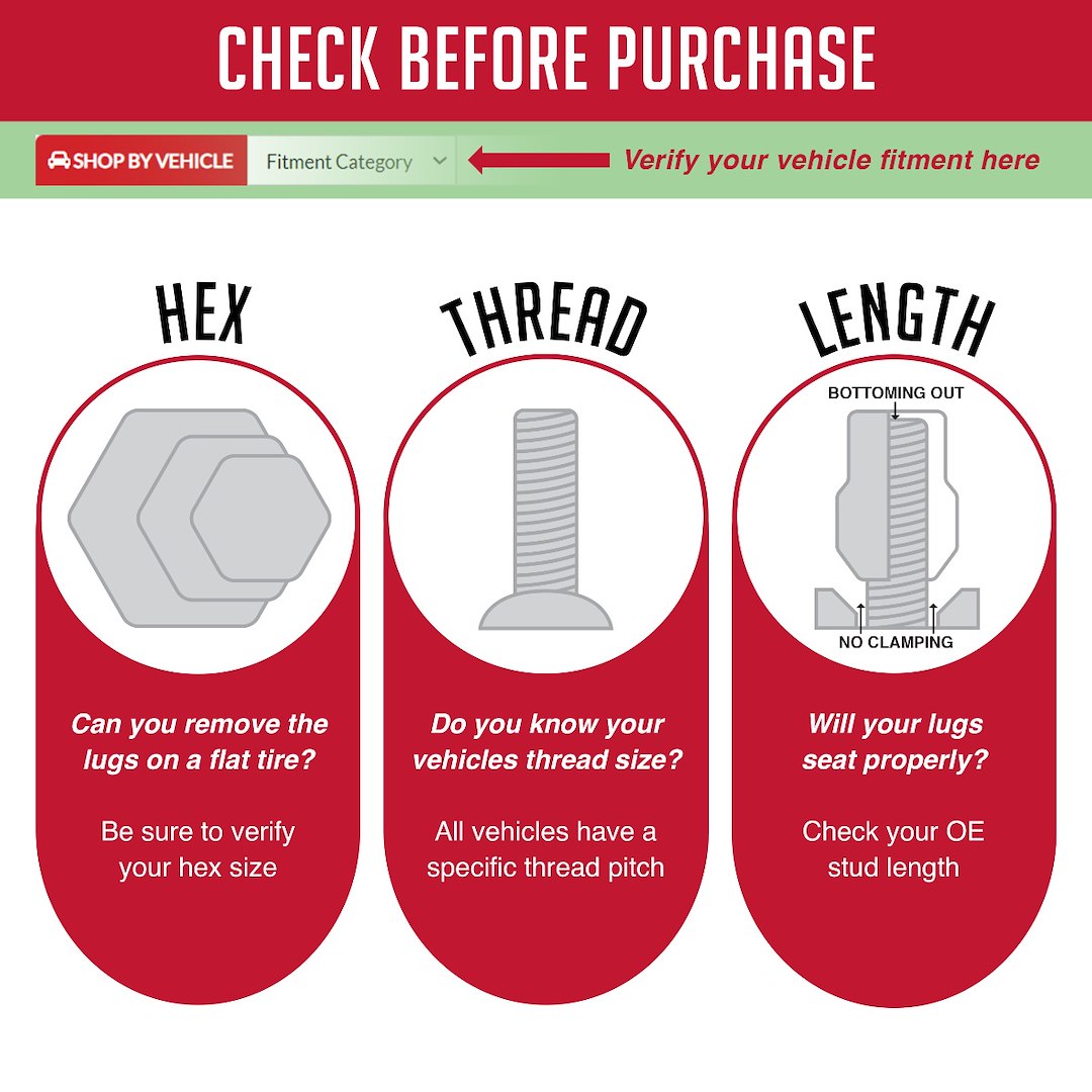 Product of Coyote Wheel Accessories 221167 ET Shank 9/16x18 Lug Nut