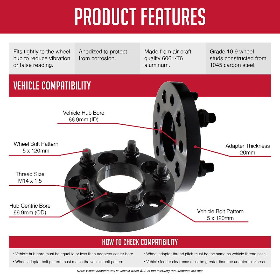 Coyote Wheel Accessories 5120-5120h-Aa669 Wheel Adapter||5120-5120h-Aa669_Features_1_1.Jpg||88||rev5120haa669||1103563