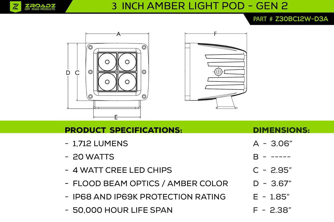 Product of Zroadz Z845421 Roof Rack