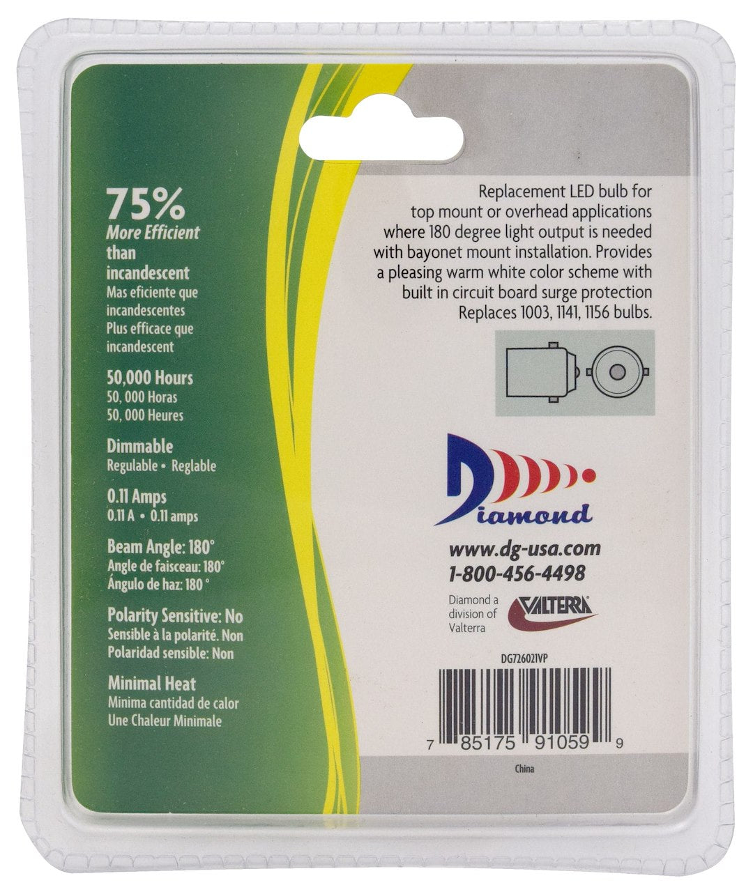 Product of Valterra Dg726021vp Multi Purpose Light Bulb - Led