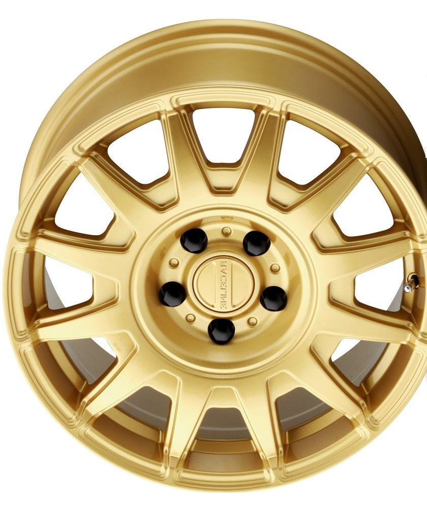 Product of Raceline 17x8 Gold Wheel - 5x4.50 Bolt Pattern