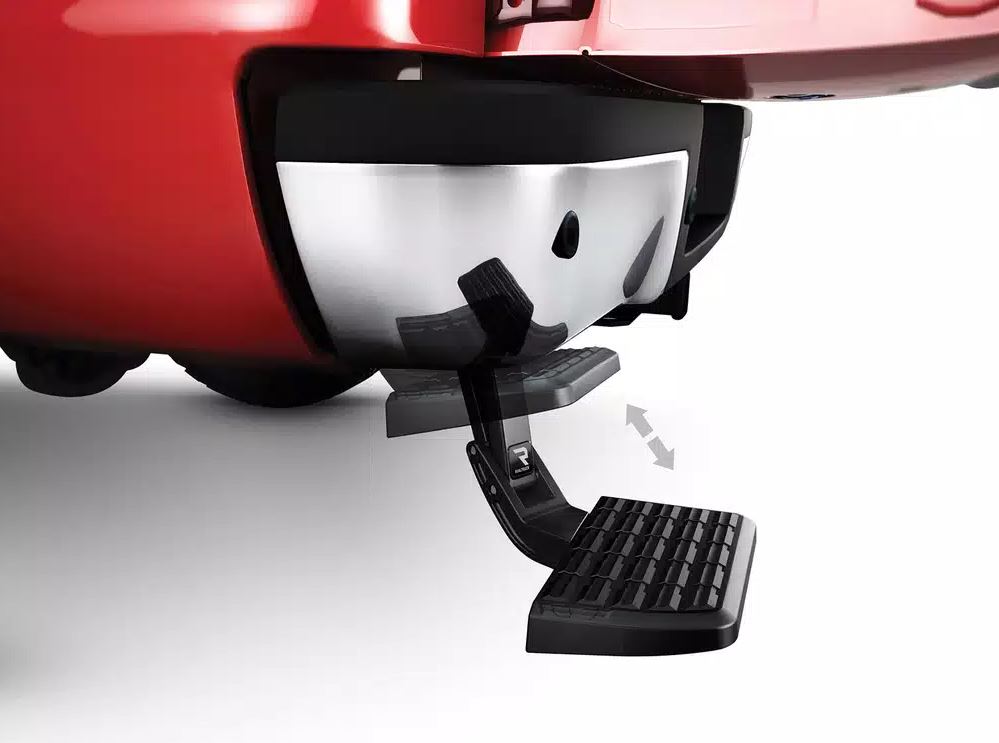 Product of Amp Research 75327-01A Black Powder Coated Aluminum Truck Step