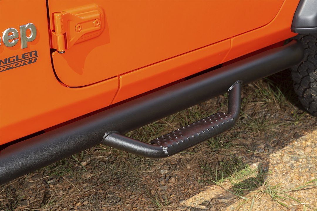 Product of Rugged Ridge 11596.03 SPARTAN™ Nerf Bar With Drop Down Steps