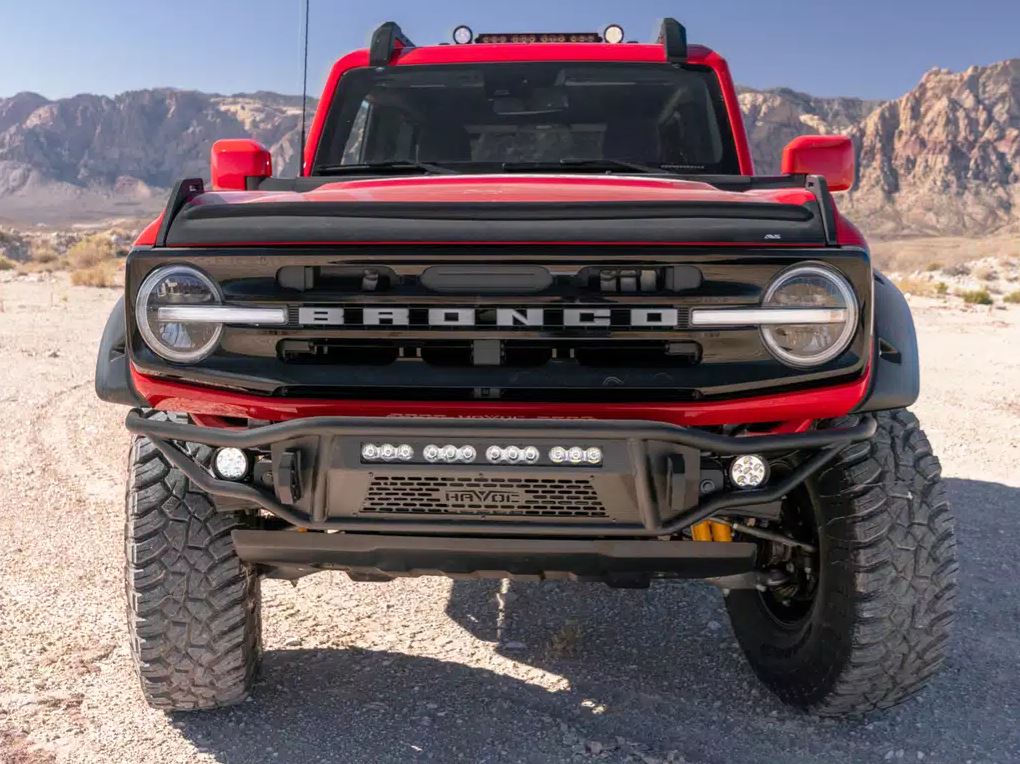 Product of Havoc Offroad HFB-02-002 Masher Steel Textured Powder Coated Bumper