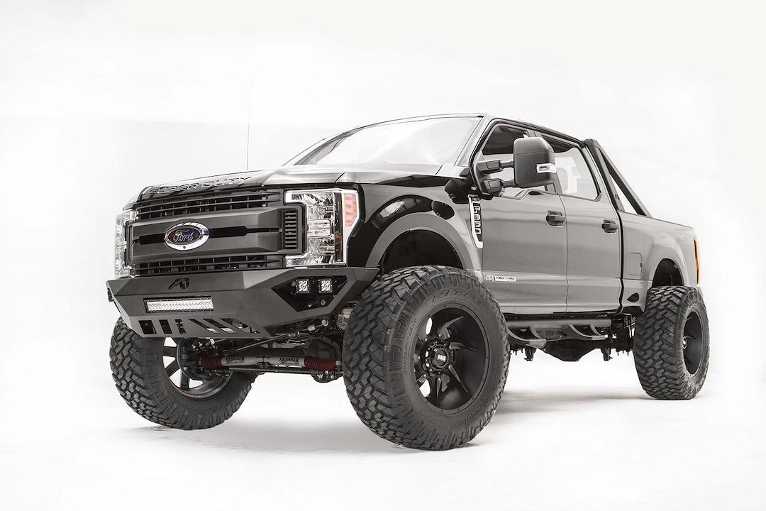 Product of Fab Fours FS17-V4151-1 Vengeance Steel Matte Powder Coated Bumper