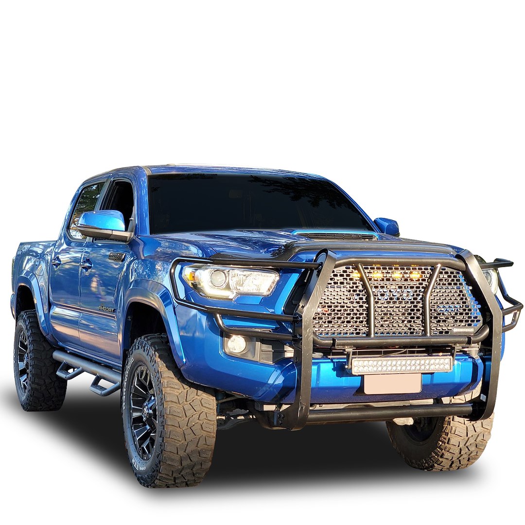 Product of Black Horse Offroad RU-TOTA16-B-KIT Grille Guard Modular Black Powder Coated