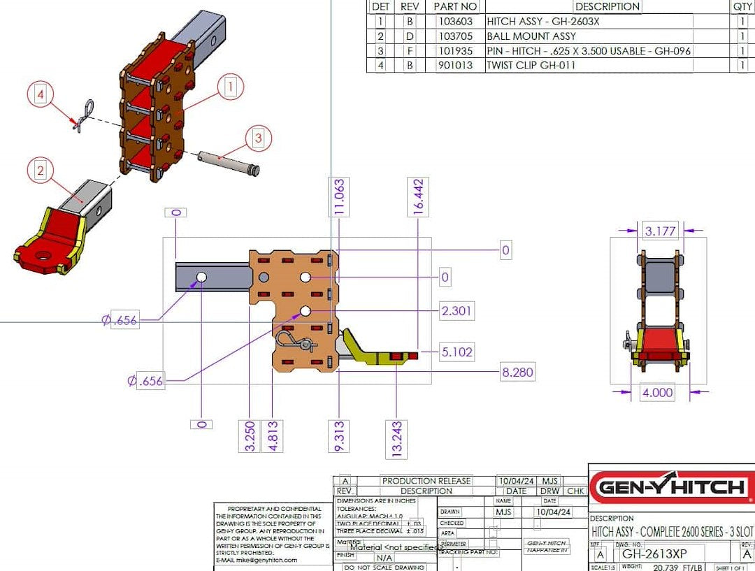 Gen-Y Hitch Gh-2613xp Trailer Hitch Ball Mount||gh-2613xp_3.Jpg||88||gyhgh2613xp||1737485