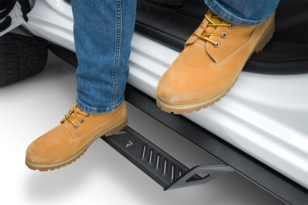 Product of N-Fab PRC1980CC-TX Predator Pro Nerf Bar With Drop Down Steps