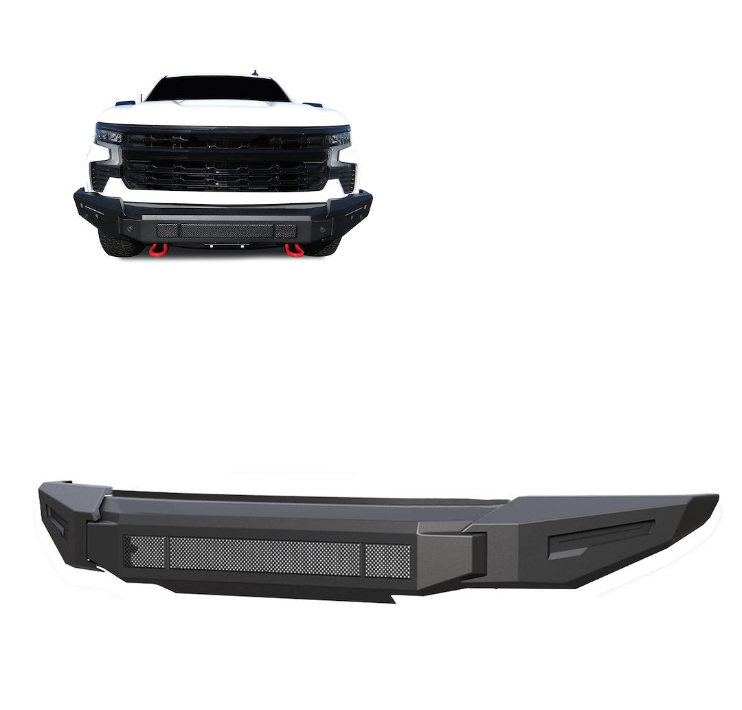 Product of Black Horse Offroad AFB-SI23-BU Armour II Steel Matte Powder Coated Bumper