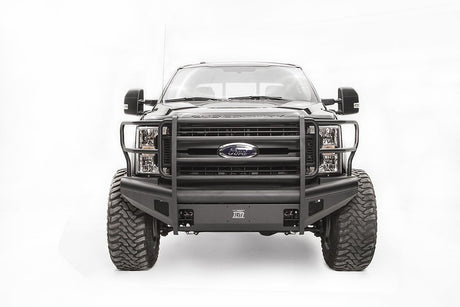 Product of Fab Fours FS17-Q4160-1 Black Steel Elite Steel Matte Powder Coated Bumper