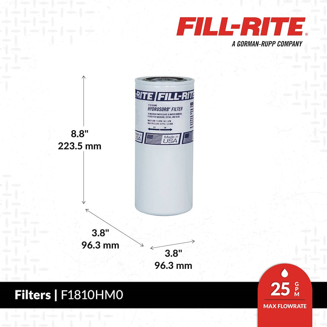 Product of Fill Rite By Tuthill F1810hm0 Liquid Transfer Tank Pump Filter