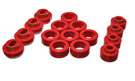 Product of Energy Suspension 3.4131R Red Polyurethane Body Mount Bushings