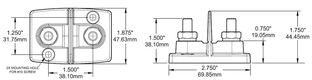 Product of Blue Sea 2016-Bss Busbar Stud