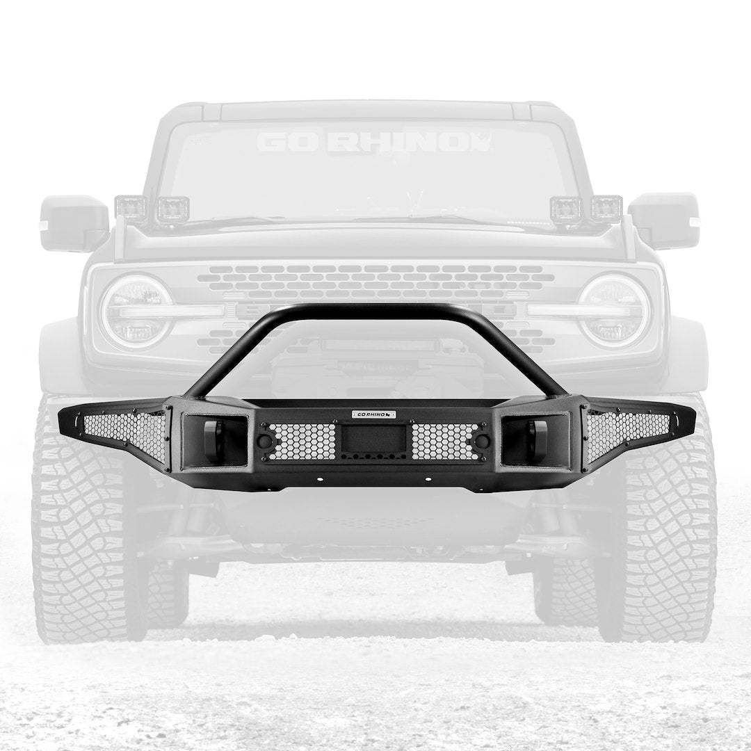 Product of Go Rhino 331401T Rockline Steel Textured Bumper