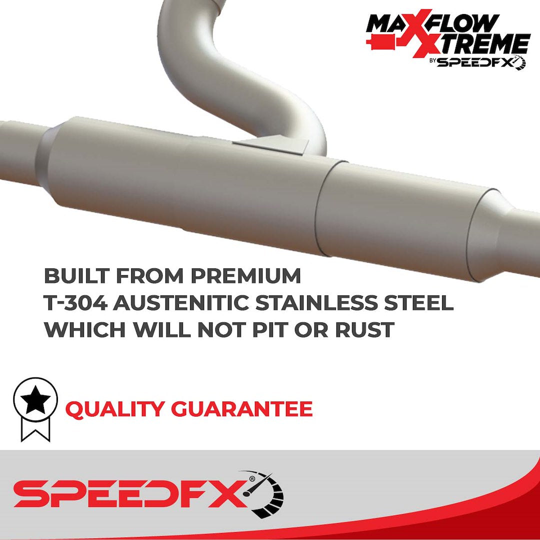 Product of SpeedFX 50600 MaxFlow Xtreme Axle Back System Single Exhaust System Kit