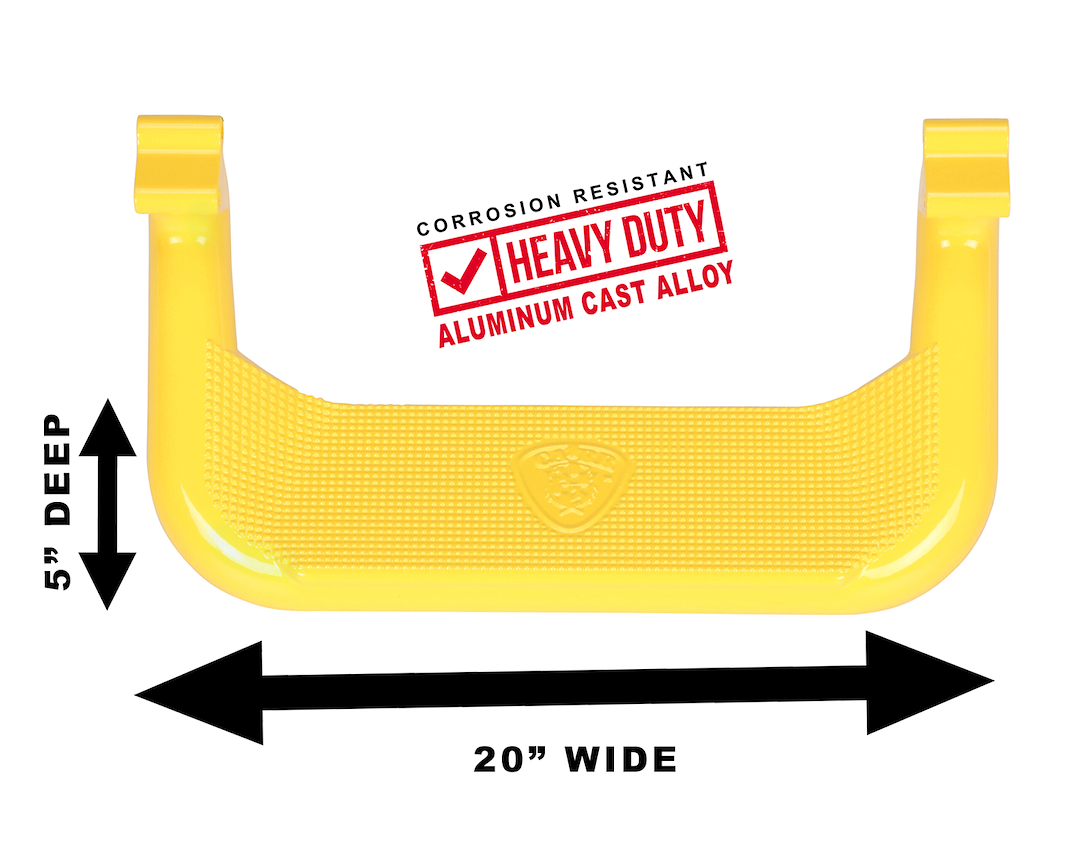 Product of Carr 124877 Yellow Powder Coated Aluminum Truck Step