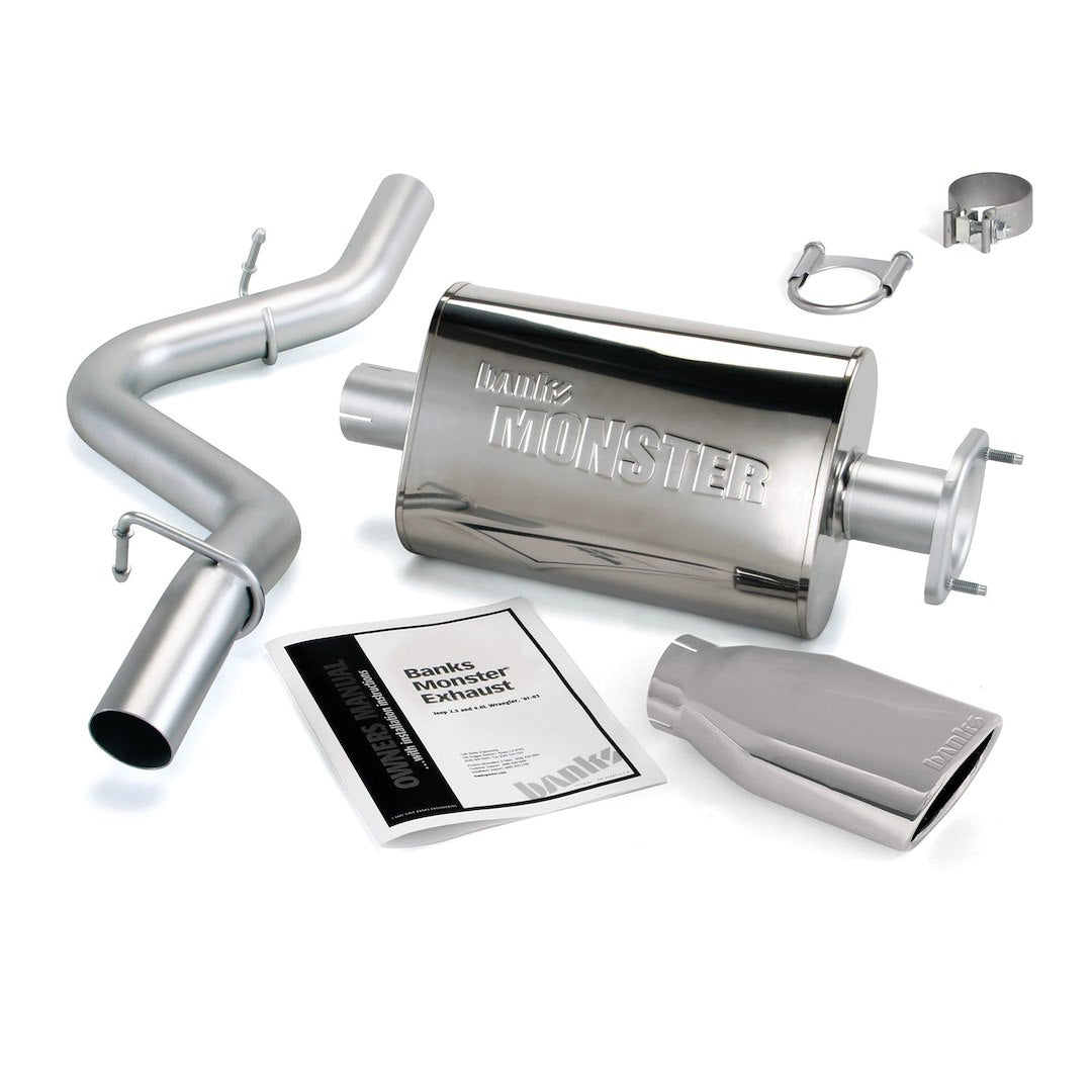 Product of Banks Power 51314 Monster ® Cat Back System Single Exhaust System Kit