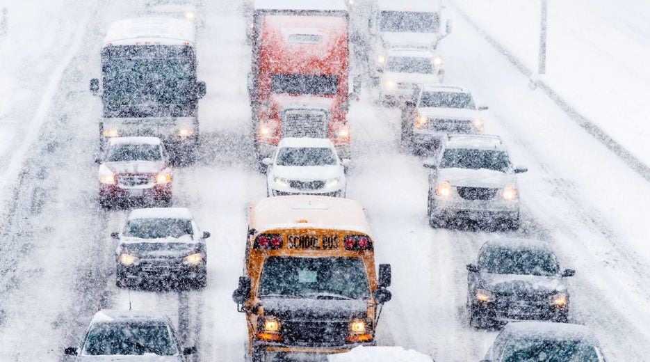 What To Do If You're Stuck In A Winter Traffic Jam